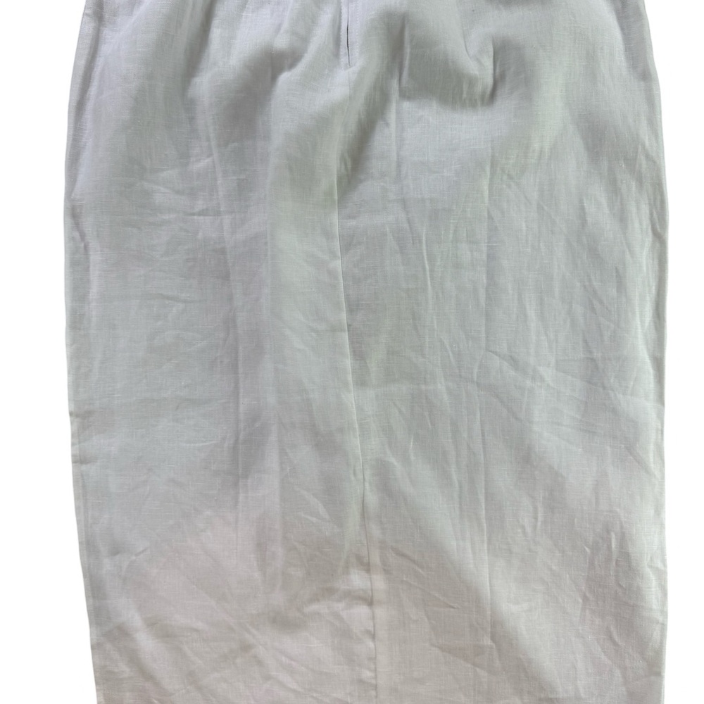 Reformation Marcella Linen White Strapless Dress Sz 10 NWT $278 - Picture 9 of 12
